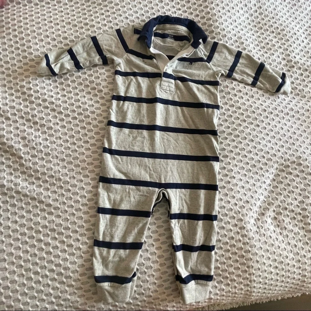 Ralph Lauren 12 Month Polo Rugby Coverall